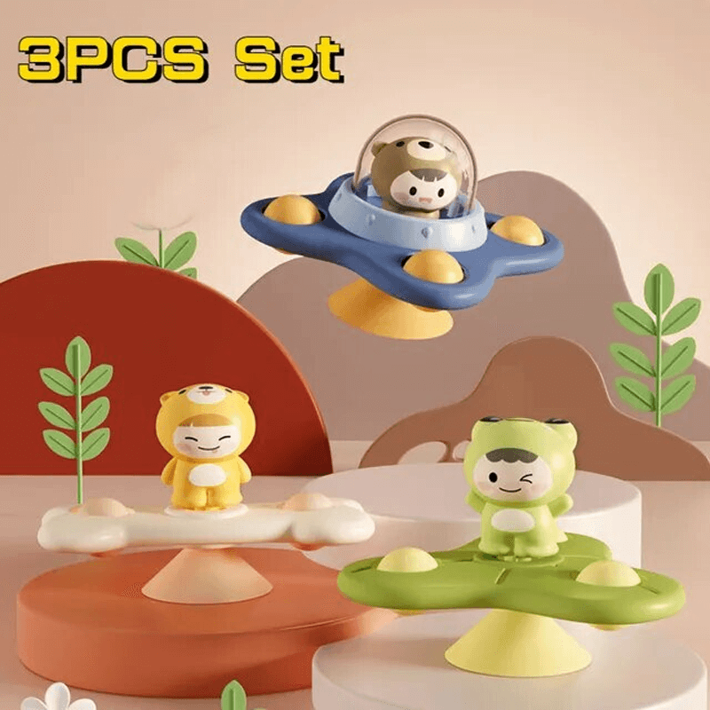 Baby Spinner Toys med Sugeffekt – Stimulerar Sensorisk och Kognitiv Utveckling