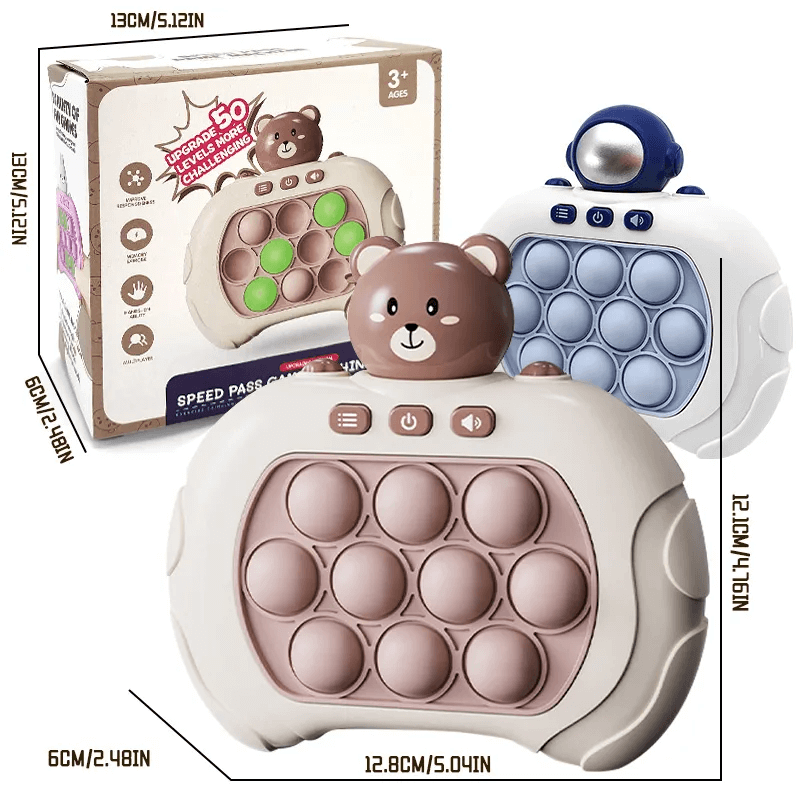 Pop It Snabb Tryck Spelmaskin – Stressavlastande och Pedagogisk Fidget-leksak