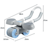Training equipment for ab wheel rolls