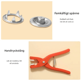 DIY Metall Tryckknapp Verktyg – Precisionsverktyg för Kläder, Läder och Hantverk