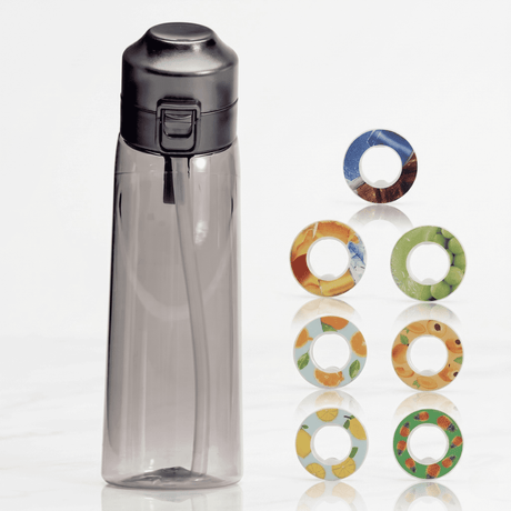 Air Water Bottle with Fragrance Rings 7 Capsules 650ml