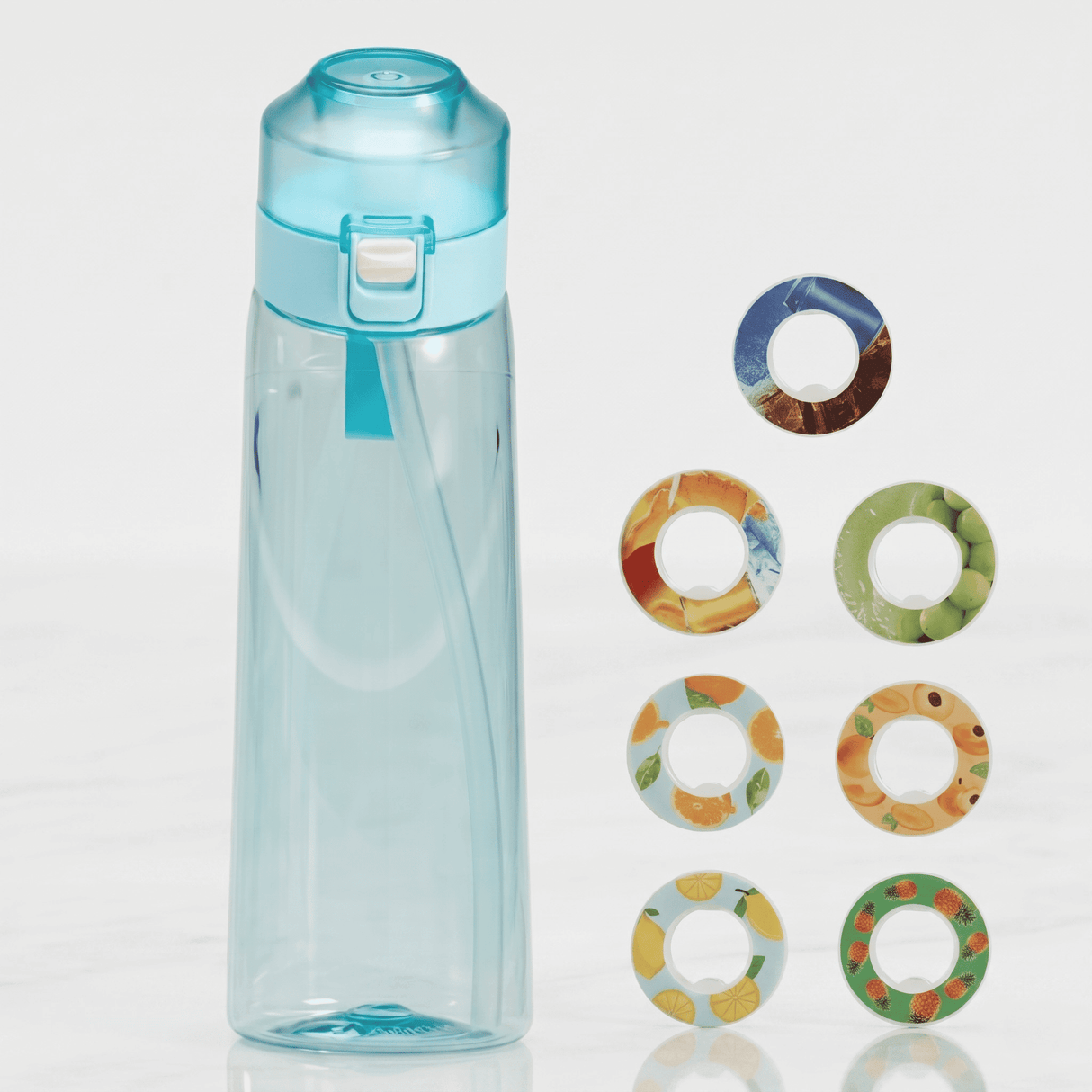Air Vattenflaska med Doftringar 7 Kapslar 650ml