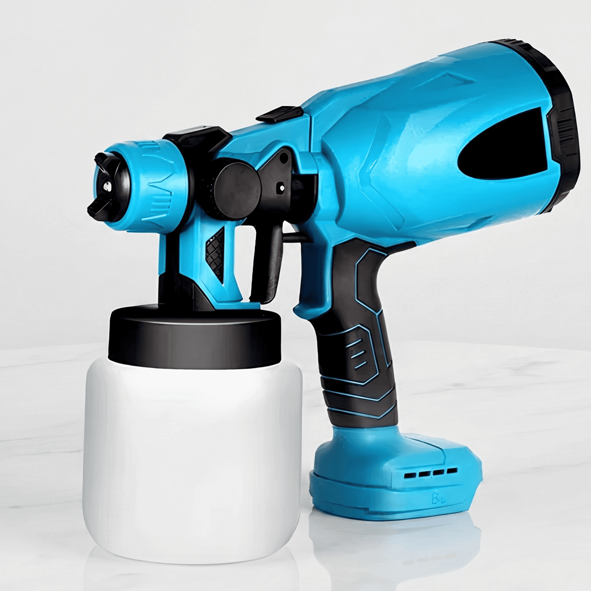 BIRGER – Trådlös Elektrisk Färgspruta 800 ml – 3 Sprutmönster för Möbler, Väggar och DIY