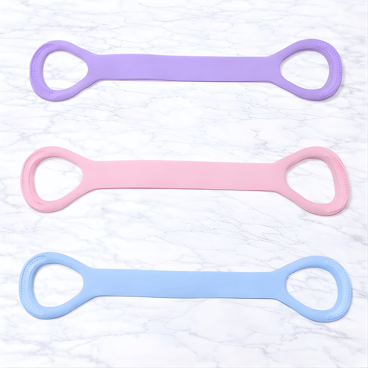 FlexLoop – 8-formet træningsbånd til hjemmetræning, yoga, strækøvelser og helkropsøvelser