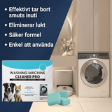 FreshCore – Rengöringstabletter för Tvättmaskin mot Djurhår och Lukt – Djuprengöring