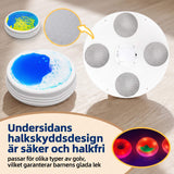 GlowStep – LED-Balansstenar för Barn 30x30 cm – Lysande Sensorisk Lekmatta med Halkfri Botten för Hemmet och Klassrummet