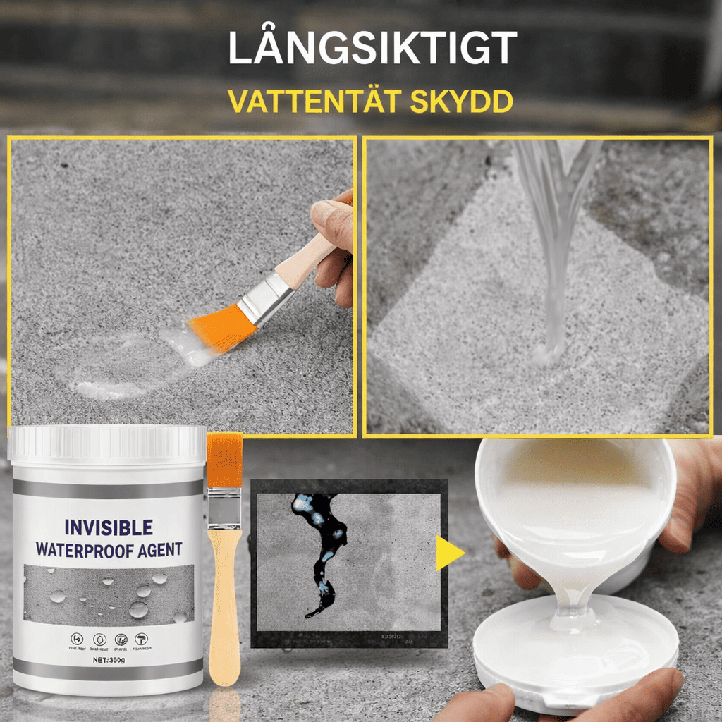 HydraCoat – Vattentät Täckfärg | Transparent Ytbehandling för Reparation av Läckor
