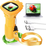 MicroPlay – Digital Barnmikroskop med 1000× Förstoring, 2” IPS-Skärm samt Foto- och Videofunktion