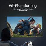 MiniBeam – Trådløs miniprojektor med skærmdeling, 500 ANSI-lumen og 16:9-understøttelse til hjemmet, kontoret og rejser