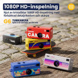 PixelKey – Mini Nyckelringskamera med 0.96" Skärm – Bärbar 1080P Videokamera med Blixt