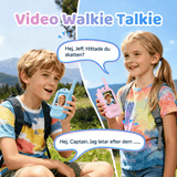 PlayTalk – Video Walkie Talkies för Barn med 2” HD-Skärm, USB-C och Tvåvägskommunikation