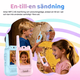 PlayTalk – Video Walkie Talkies för Barn med 2” HD-Skärm, USB-C och Tvåvägskommunikation