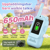 PlayTalk – Video Walkie Talkies för Barn med 2” HD-Skärm, USB-C och Tvåvägskommunikation