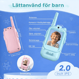 PlayTalk – Video Walkie Talkies för Barn med 2” HD-Skärm, USB-C och Tvåvägskommunikation