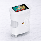 PocketScope – håndholdt digitalt børnemikroskop med 2" skærm, op til 1000× forstørrelse og foto- og videofunktion