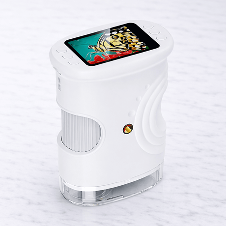 PocketScope – Handhållet Digitalt Barnmikroskop med 2” Skärm, Upp till 1000× Förstoring och Foto- & Videofunktion