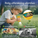 PocketScope – håndholdt digitalt børnemikroskop med 2" skærm, op til 1000× forstørrelse og foto- og videofunktion