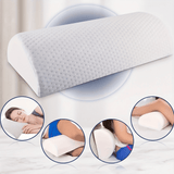 RestCurve – Halvmåneformad Minneskudde för Ben, Knä och Nedre Rygg – Avlastande Memory Foam Stödkudde