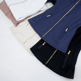 SilkMotion – Slimmad Yoga- och Träningsjacka med Dragkedja, Snabbtorkande Material & Följsam Passform för Aktiv Vardag