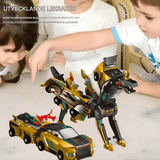 SkyDrake – Magnetisk Crashbil, der forvandles til en flyvende drage | 2-i-1 Legekøretøj til fantasi og bevægelsesleg