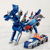 SkyDrake – Magnetisk Crashbil, der forvandles til en flyvende drage | 2-i-1 Legekøretøj til fantasi og bevægelsesleg