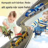 SkyDrake – Magnetisk Crashbil, der forvandles til en flyvende drage | 2-i-1 Legekøretøj til fantasi og bevægelsesleg