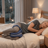 SleepAlign – Ergonomisk minneputepute for ben og knær, for de som sover på siden – Lindrer smerter i hofte, rygg og isjias