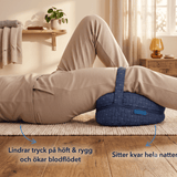 SleepAlign – Ergonomisk minneputepute for ben og knær, for de som sover på siden – Lindrer smerter i hofte, rygg og isjias