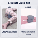 SleepAlign – Ergonomisk minneputepute for ben og knær, for de som sover på siden – Lindrer smerter i hofte, rygg og isjias