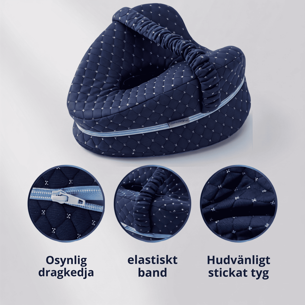 SleepAlign – Ergonomisk minneputepute for ben og knær, for de som sover på siden – Lindrer smerter i hofte, rygg og isjias
