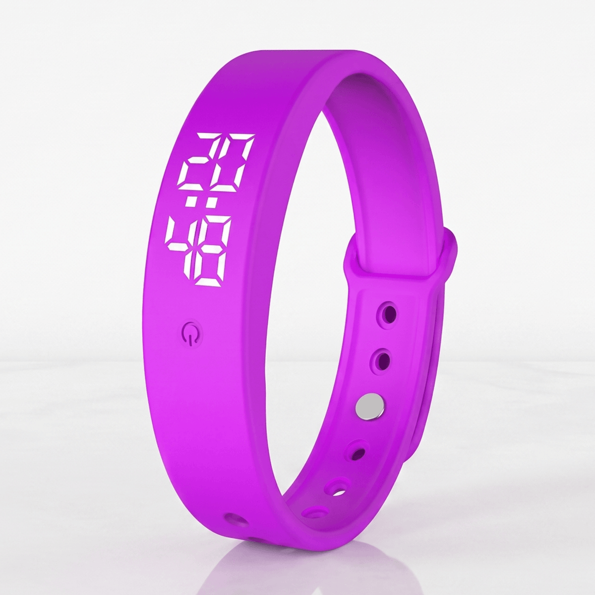 TempWave – Smart Armband med Temperaturmätare och Feberlarm – Vattentät Klocka med Vibrationslarm, Timer och Kalender