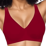 VeloraLift – Sømløs bøjle-bh med fuld skål, dyb V-udskæring og formstøbte skåle for komfort i hverdagen