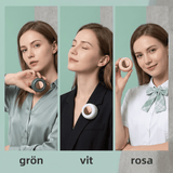 VortBreeze – Bærbar minivifte med klemme – 360° luftstrøm, 3 hastigheter og USB-lading