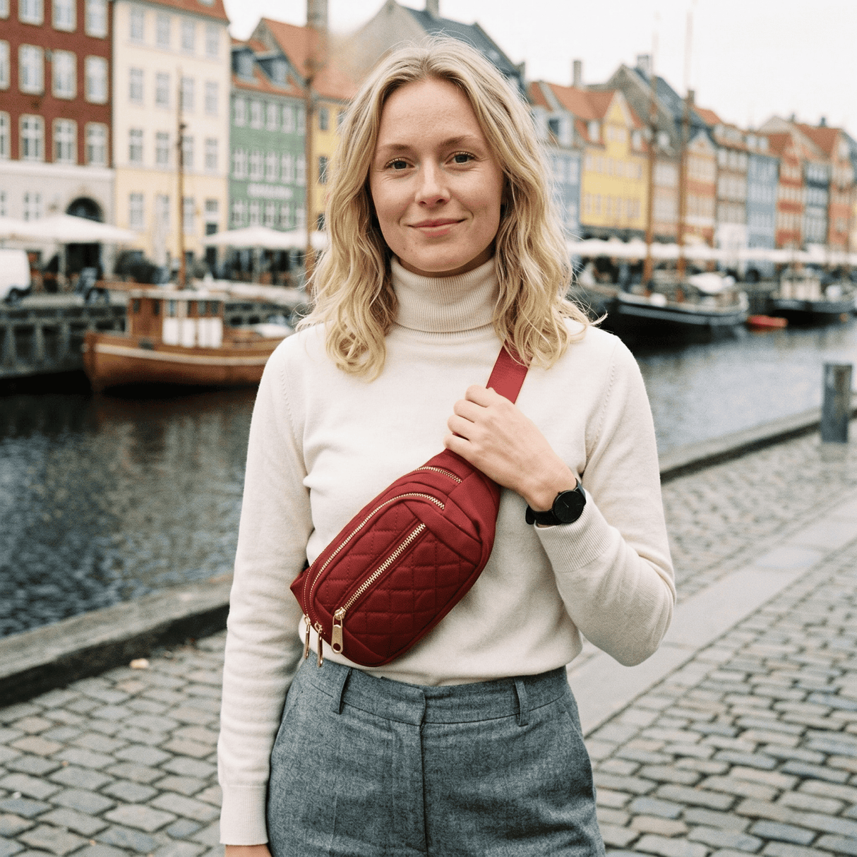 Waist Bag With Elegant Design