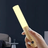 SensoRay – Trådlös LED-Nattlampa med Rörelsesensor | Elegant Trädesign och Uppladdningsbar