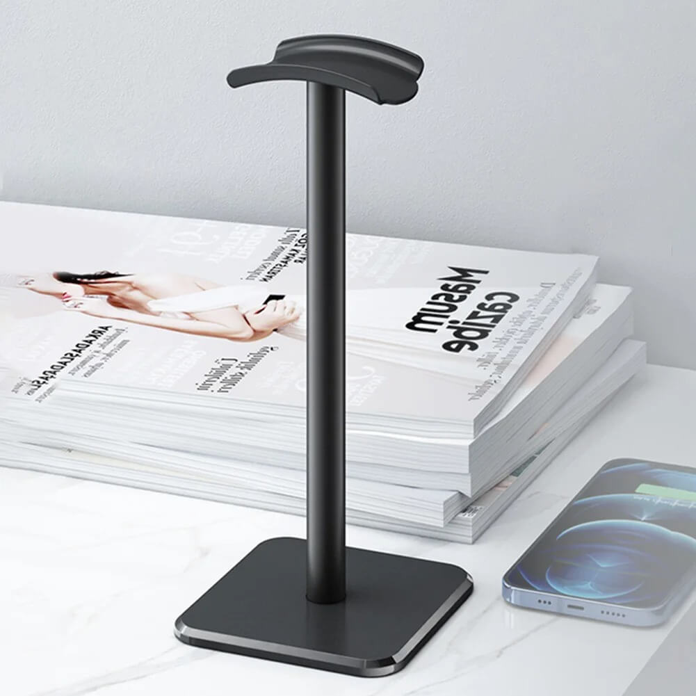 HeadSpace – Hörlursställ i Aluminium | Snygg och Platsbesparande Förvaring för Ditt Skrivbord