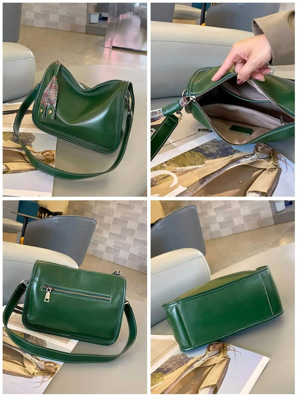Luxury Leather Bag – Rymlig och elegant handväska i äkta läder
