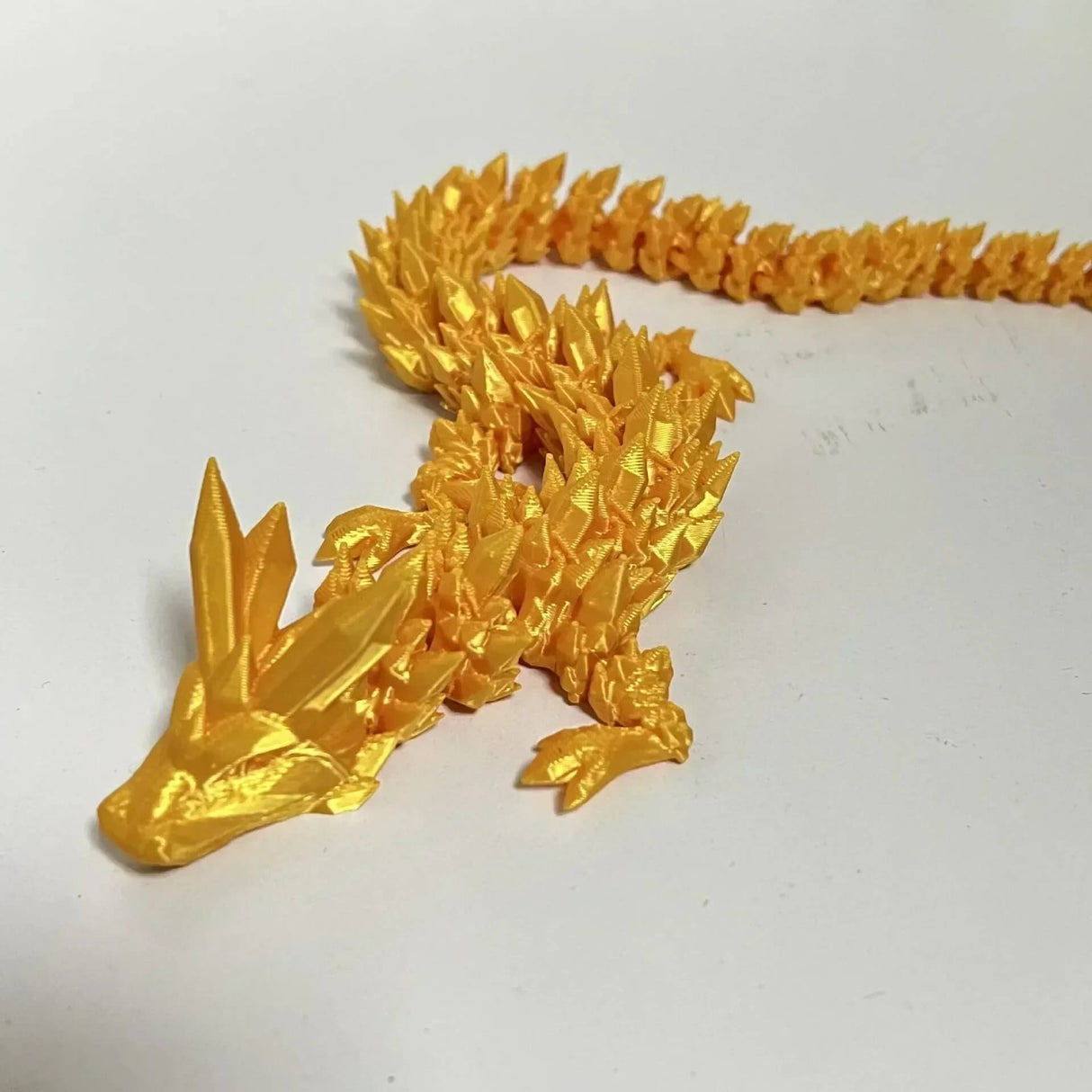 DrakeMorph - Rörlig 3D-printad Drakmodell för Dekor och Fantasi