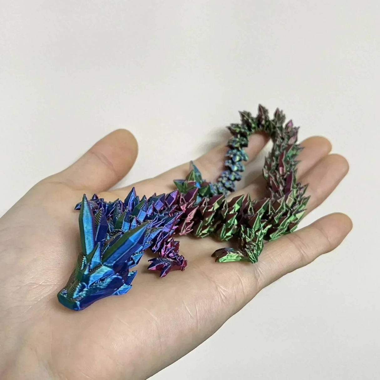 DrakeMorph - Rörlig 3D-printad Drakmodell för Dekor och Fantasi
