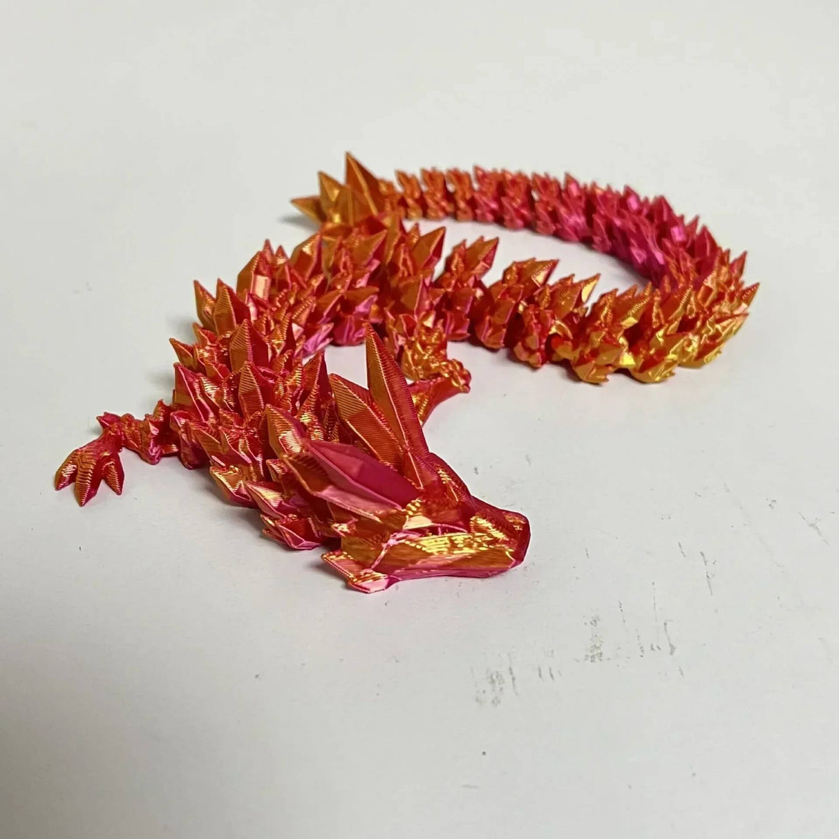 DrakeMorph - Rörlig 3D-printad Drakmodell för Dekor och Fantasi