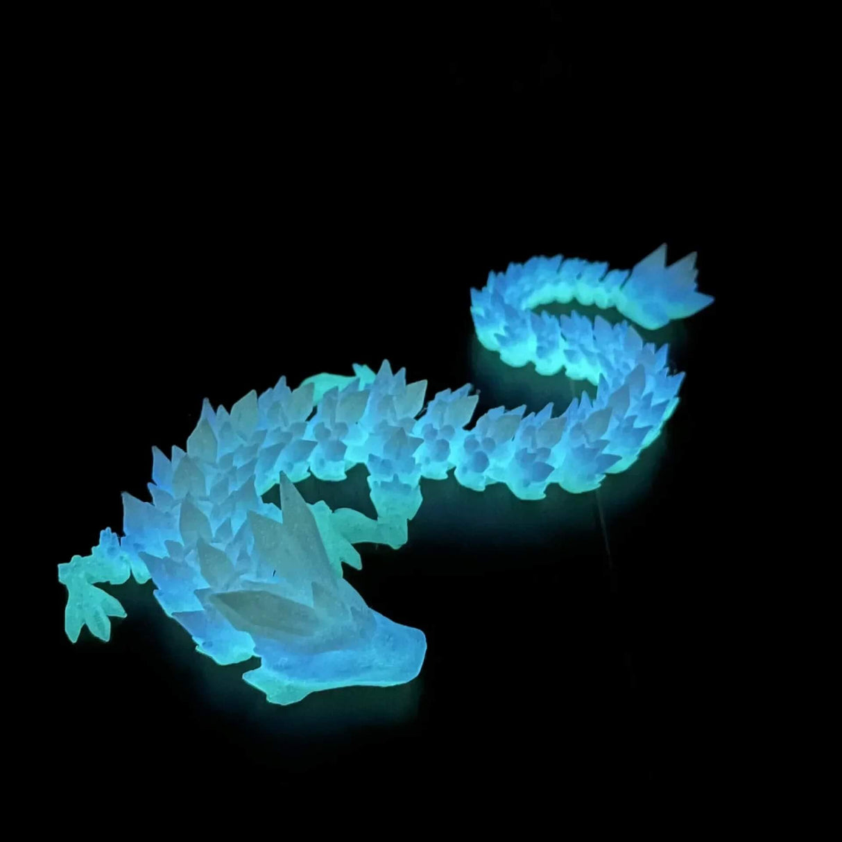 DrakeMorph - Rörlig 3D-printad Drakmodell för Dekor och Fantasi