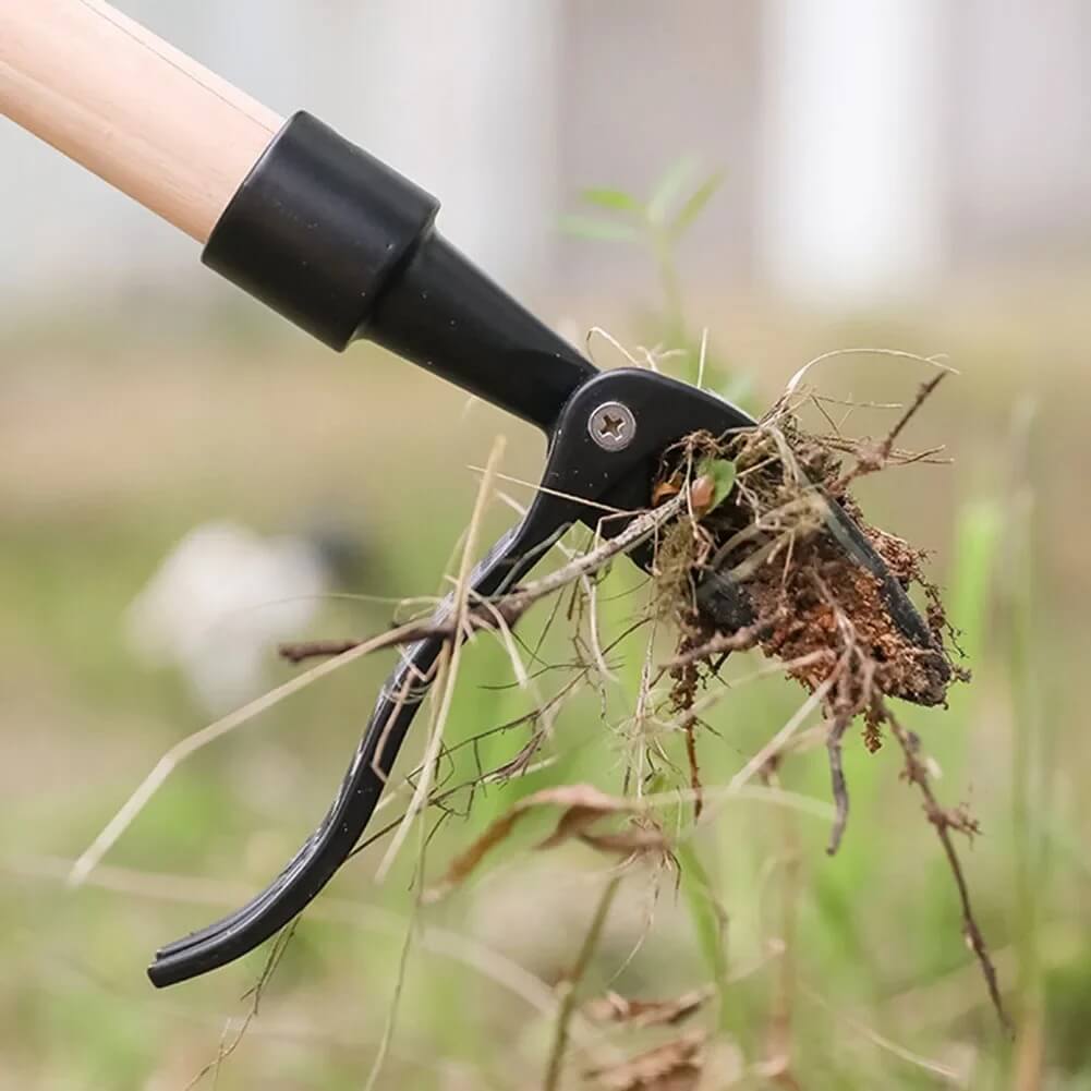 RootGrip - Kloliknande Ogräshuvud för Trädgårdsverktyg – Effektiv Rotborttagning i ett steg