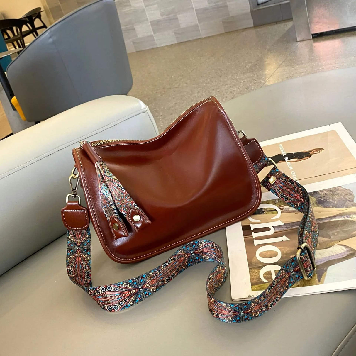 Luxury Leather Bag – Rymlig och elegant handväska i äkta läder