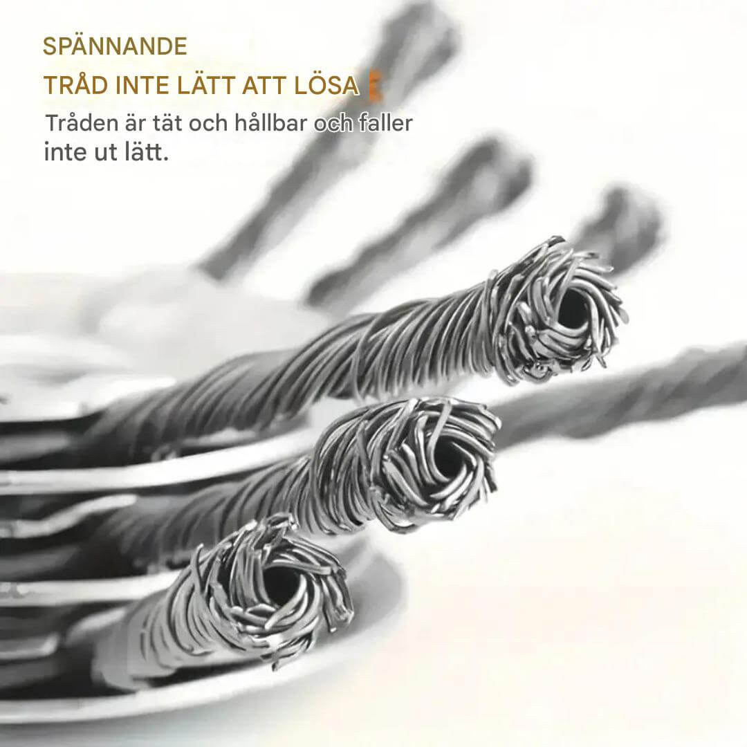 SteelSweep – Universellt Stålborsthuvud för Grästrimmer | För Mossa, Ogräs & Rostborttagning