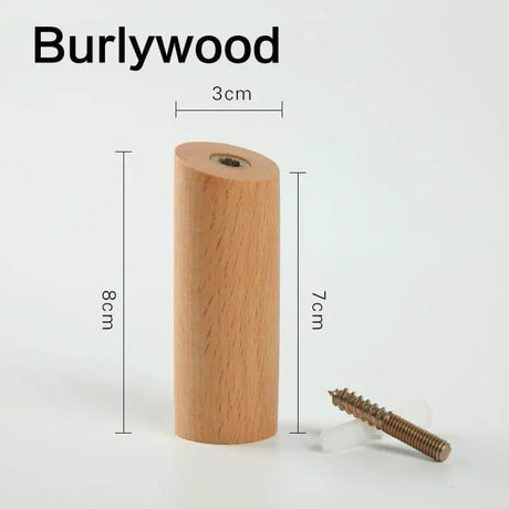 BarkHook – Väggmonterad Träkrok för Kläder, Nycklar & Accessoarer | Stilren Förvaring i Naturlig Design