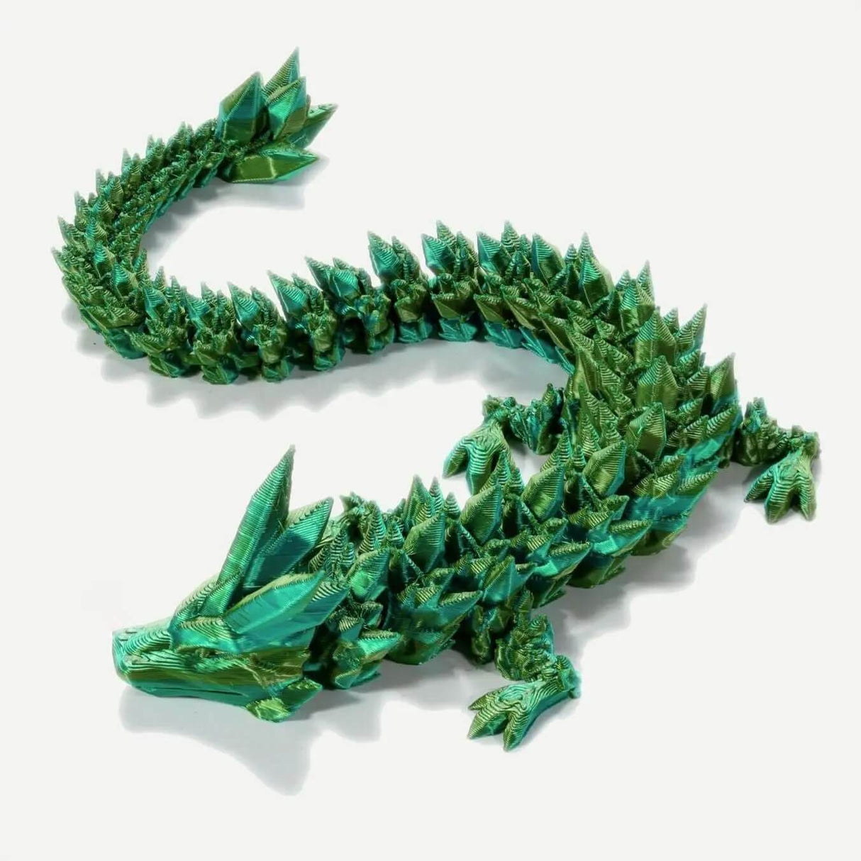 DrakeMorph - Rörlig 3D-printad Drakmodell för Dekor och Fantasi
