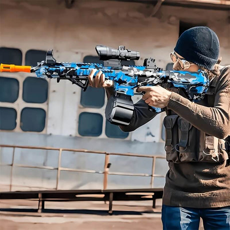 BlastForge – M416 Gelékulgevär med 7.4V Batteri och Dubbelmagasin | För Aktiva Utomhuslekar