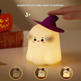 GlowShroom – LED nattlampa i silikon | Mjuk pumpa-, svamp- eller spökdesign för barnrum och sovrum