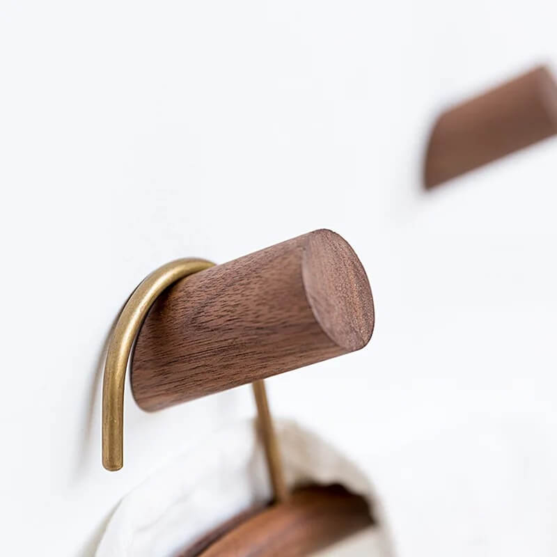 BarkHook – Väggmonterad Träkrok för Kläder, Nycklar & Accessoarer | Stilren Förvaring i Naturlig Design