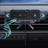 ChargeMount - Adjustable Smart Car Phone Holder with 15W Wireless Charging Pad for Foldable Screens